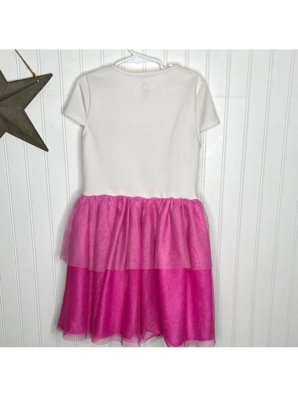Sanrio White and Pink Hello Kitty Dress Size Girls 7-8